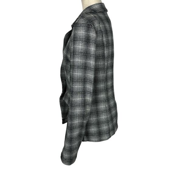 Anthropologie Maeve Blazer Women Medium Collegiate Knit Plaid Preppy Academia - Picture 2 of 14